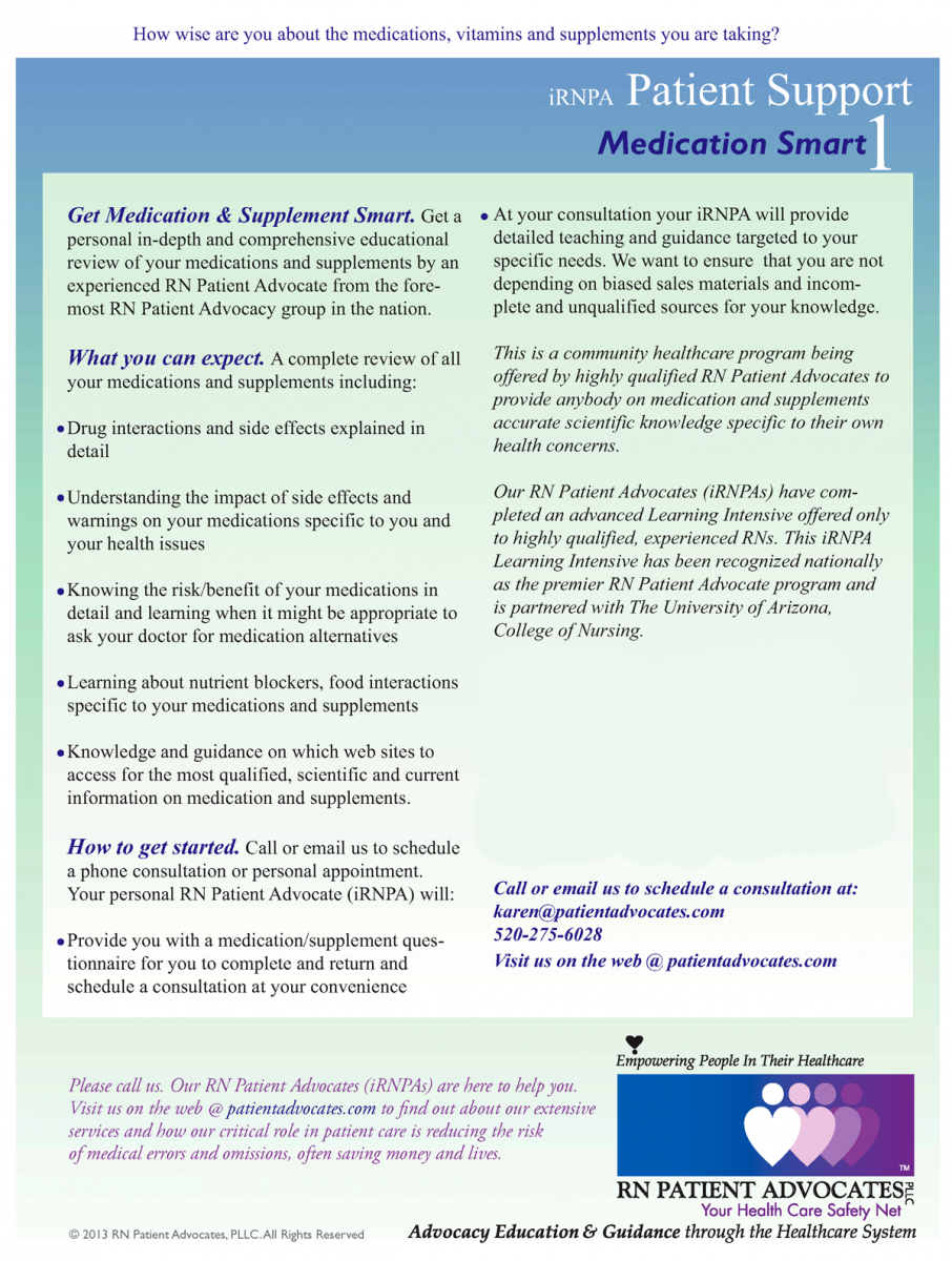 Medication Smart for Patients Receiving Medical Treatment